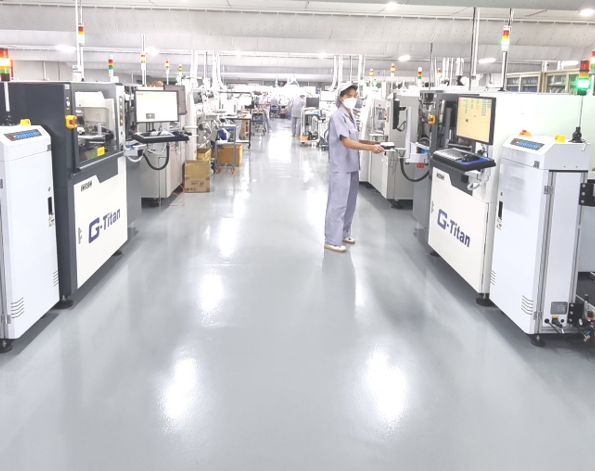 Factory production floor